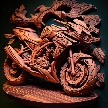 3D модель Suzuki Bandit 1250S (STL)